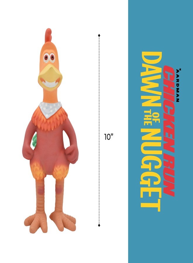 Multipet Chicken Run Rocky Latex Dog Toy - Durable Squeaky Toy for All Dogs - Easy-to-Clean Latex Squeaky Toys - for Cuddling, Chewing & Playing (10") - Image 5